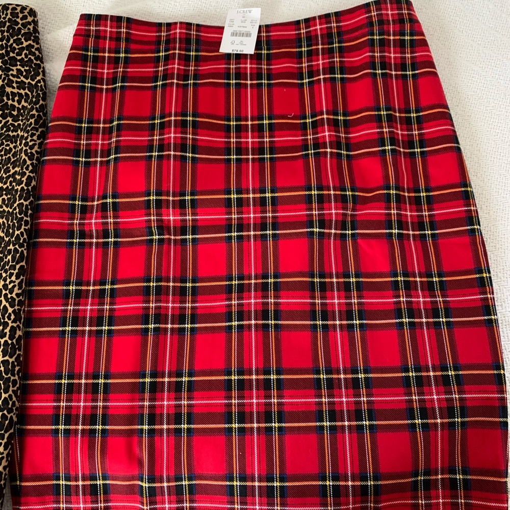 JCrew Pencil Skirt Plaid